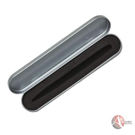 Estojo de Metal para 01 caneta Prata