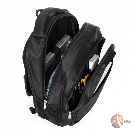 Mochila em Poliéster para Notebook 15.6 polegadas Preta