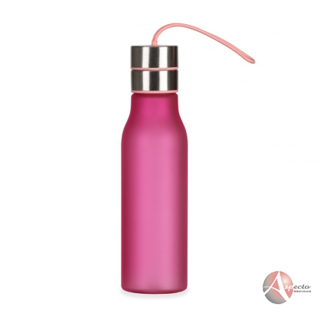 Squeeze Plástico 600ml para Brindes Rosa