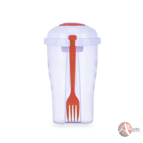 Copo Salada 850ml para Brindes Vermelho