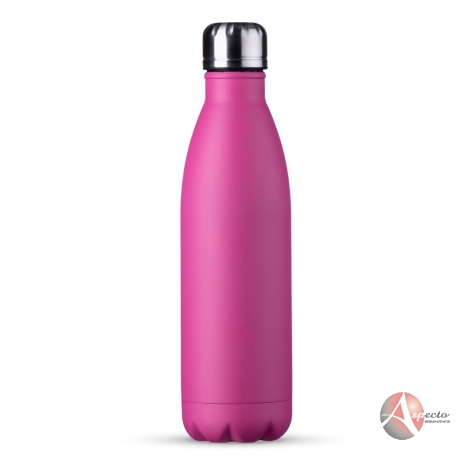 Garrafa Inox Fosco 750ml Personalizada para Brindes Rosa