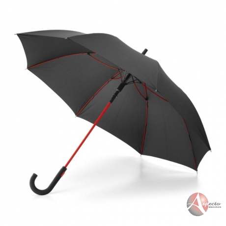 Guarda-chuva com Varetas em Fibra de Vidro Vermelho