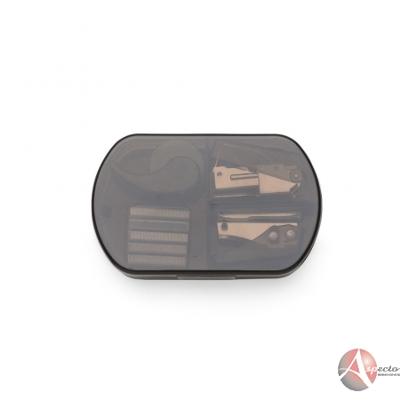 Kit grampeador e Durex para Brindes Preto