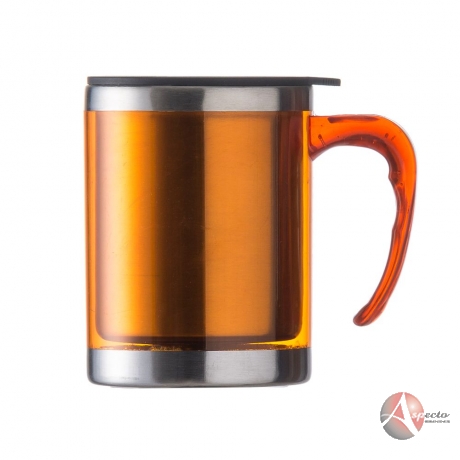 Caneca Personalizada de alumínio Laranja