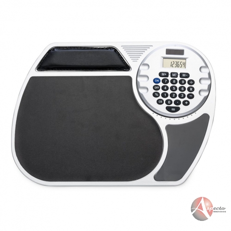 Mouse Pad com Calculadora Solar para Brindes Preto