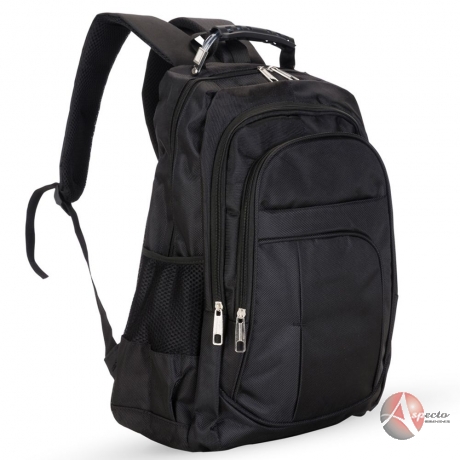 Mochila Nylon Poliester para Notebook Preta