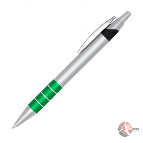 Caneta Plástica para Brindes Promocionais Verde