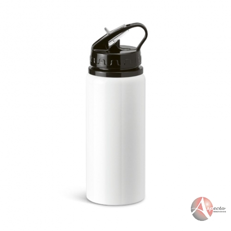 Squeeze em Alumínio 670 ml para Brindes Promocionais Branco