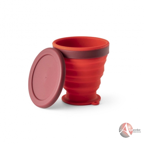 Copo Dobrável 240 ml de Silicone para Brindes
