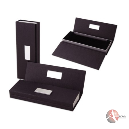 Estojo para 02 Canetas de Papelão para Brindes