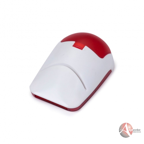 Limpador de Teclado e Porta Cartão para Brindes Vermelho