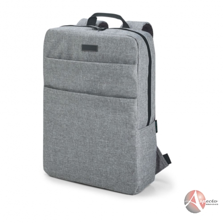 Mochila para Notebook em Nylon 600D para Brindes Cinza