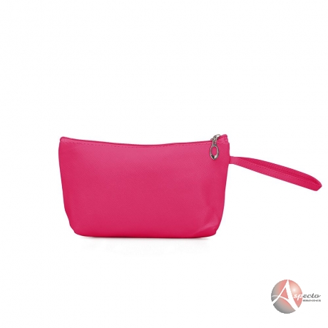 Necessaire PVC Impermeável para Brindes Rosa