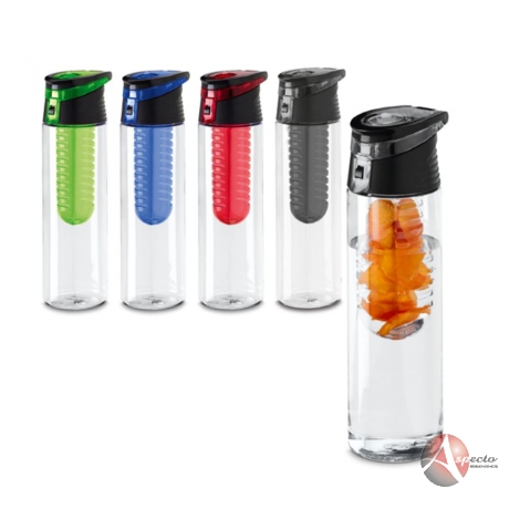 Squeeze Plástico com Infusor de Fruta 740 ml para Brindes