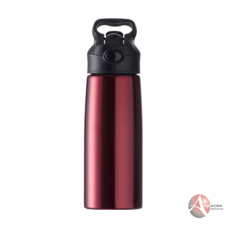 Squeeze Inox 700ml  para Brindes Promocinais Vermelho