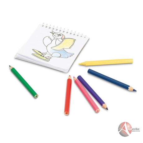 Caderno para Colorir com 25 Desenhos para Brindes
