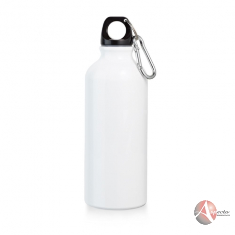 Squeeze 500 ML de Metal para Brindes Promocionais Branco