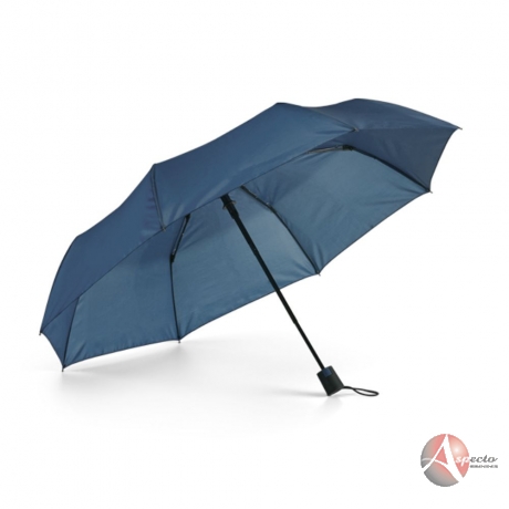Guarda-chuva Dobrável em 3 Secções para Brindes Azul