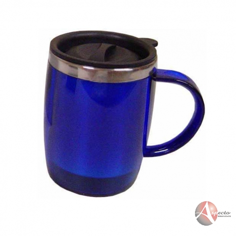 Caneca Personalizada de Alumínio Azul