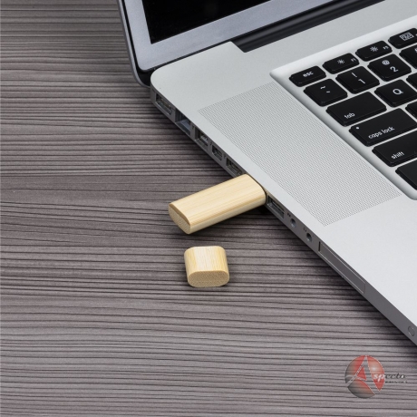 Pen Drive Promocional de Bambu 4GB