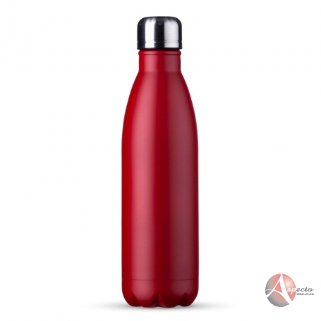 Garrafa Inox Fosco 750ml Personalizada para Brindes Vermelho