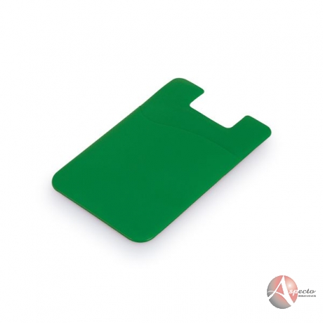 Porta Cartão para Celular para Brindes Promocionais Verde