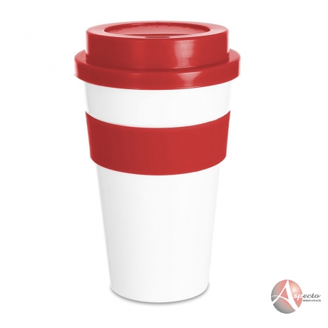 Copo Plástico 480ml Vermelho