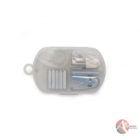 Kit grampeador e Durex para Brindes Branco