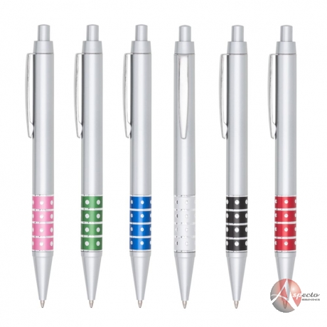 Caneta Plástica Personalizada para Brindes Varias Cores