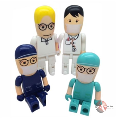 Pen Drive Formato de Médico Personalizado