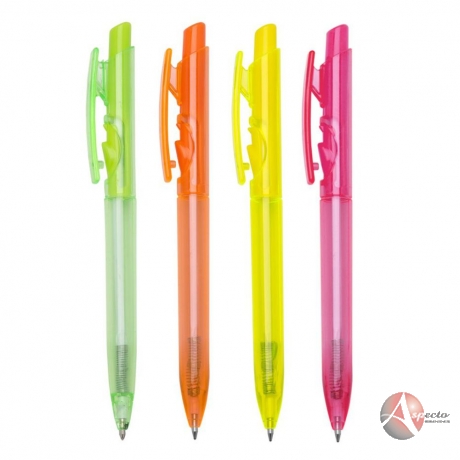 Caneta Plástica Promocional para Brindes varias cores
