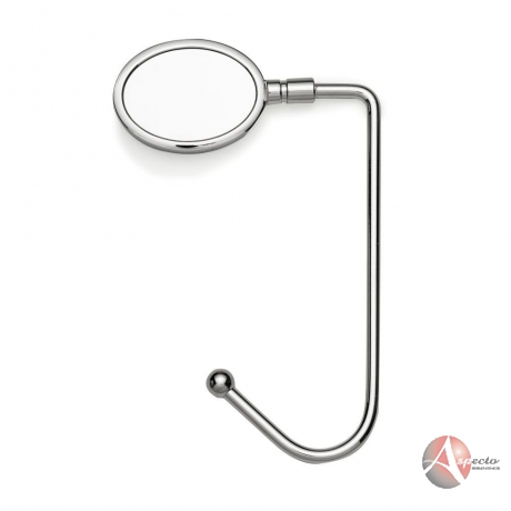 Porta Bolsa de Metal para Brindes Prata