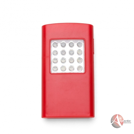 Lanterna Plástica com Imã para Brindes Promocionais Vermelha