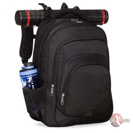 Mochila de Poliéster para Notebook até 15.6 Polegadas Preta