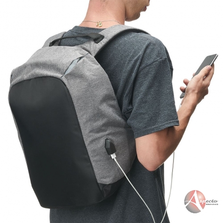 Mochila Anti-Furto USB para Brindes Personalizados