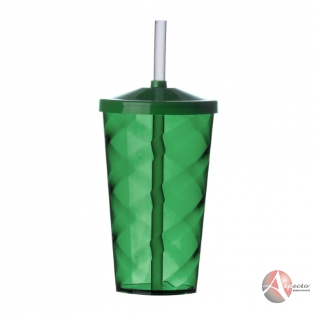 Copo em Acrílico 550 ML para Brindes Verde