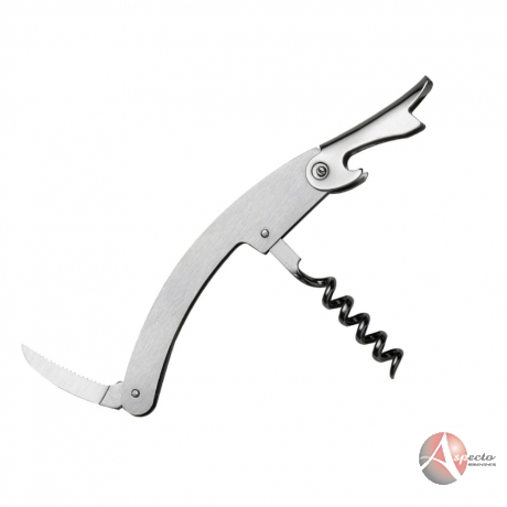 Saca Rolha de Metal para Brindes Promocionais Prata