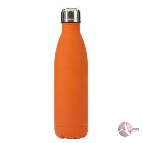 Garrafa Inox Fosco 750ml Personalizada para Brindes Laranja