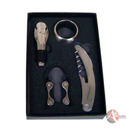 Kit Vinho Promocional com 04 peças para Brindes