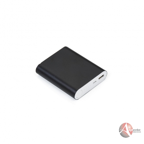 Power Bank Metal 3500mA para Brindes Preto