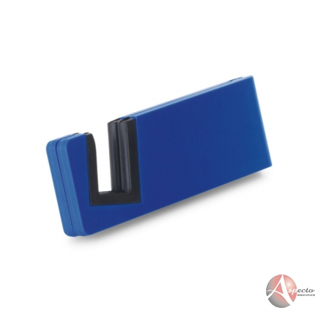 Suporte para Celular Plástico para Brindes Azul