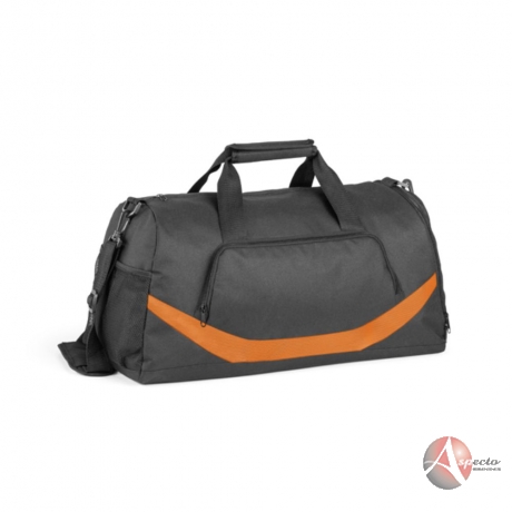 Bolsa Esportiva em Nylon Personalizada para Brindes Laranja