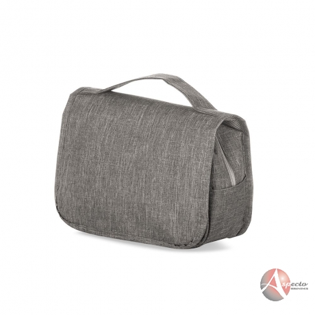 Necessaire Nylon Oxford para Brindes Personalizados Cinza