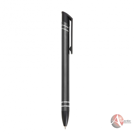 Caneta Semimetal para Brindes Promocionais Cinza