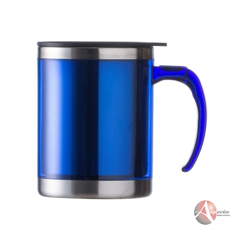 Caneca Personalizada de alumínio Azul