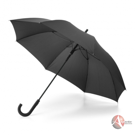Guarda-chuva com Varetas em Fibra de Vidro Preto