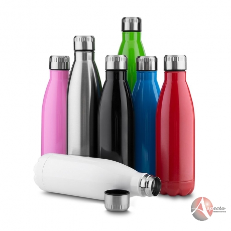 Garrafa Inox Brilhante 750ml Personalizada para Brindes