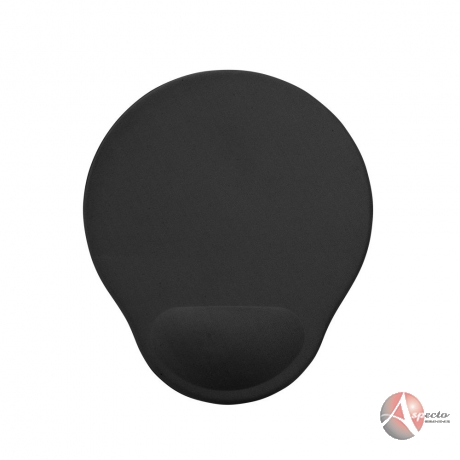 Mouse Pad Ergonômico para Brindes Personalizado Preto