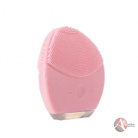 Massageador e Limpador Facial Elétrico para Brindes Rosa Claro