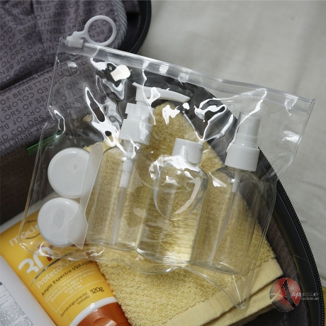 Frasco para Kit Viagem 6 Peças para Brindes